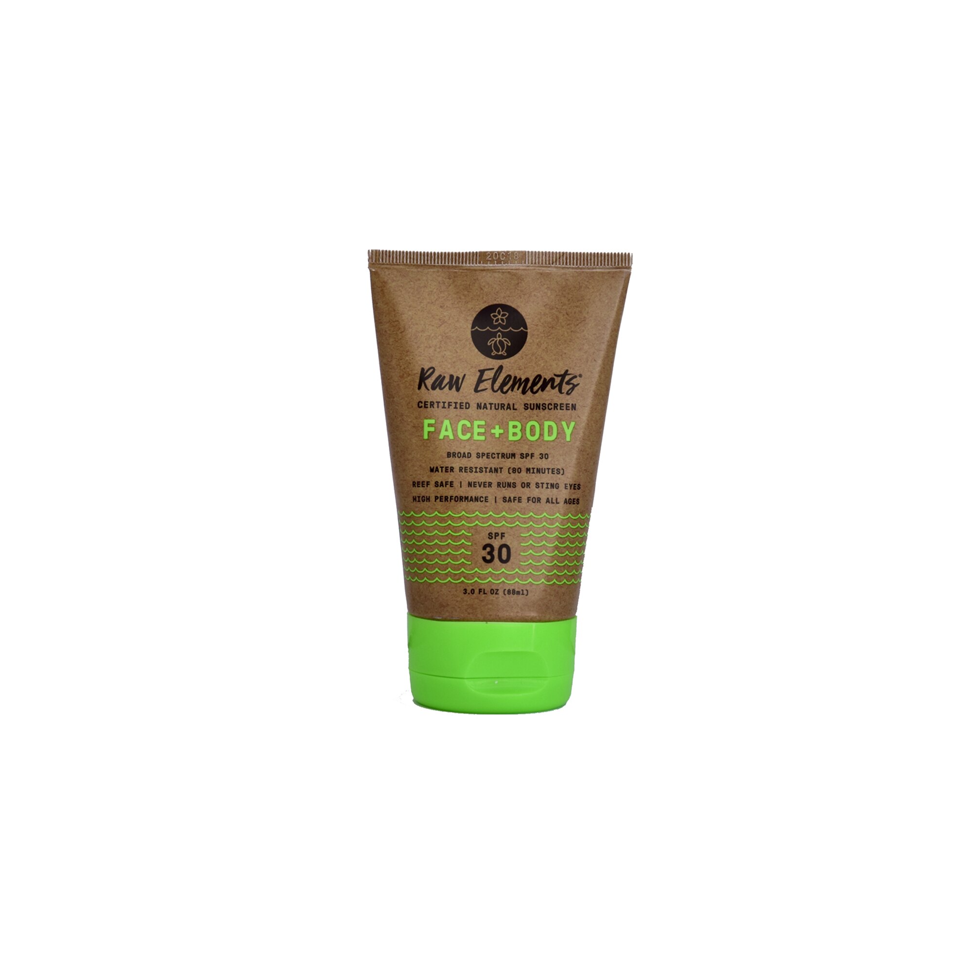raw elements face and body sunscreen